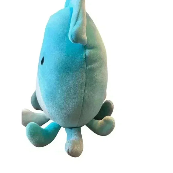 Original Squishmallow Kellytoy 8" Sky The Squid Toy Pillow Collectable - Picture 2 of 8
